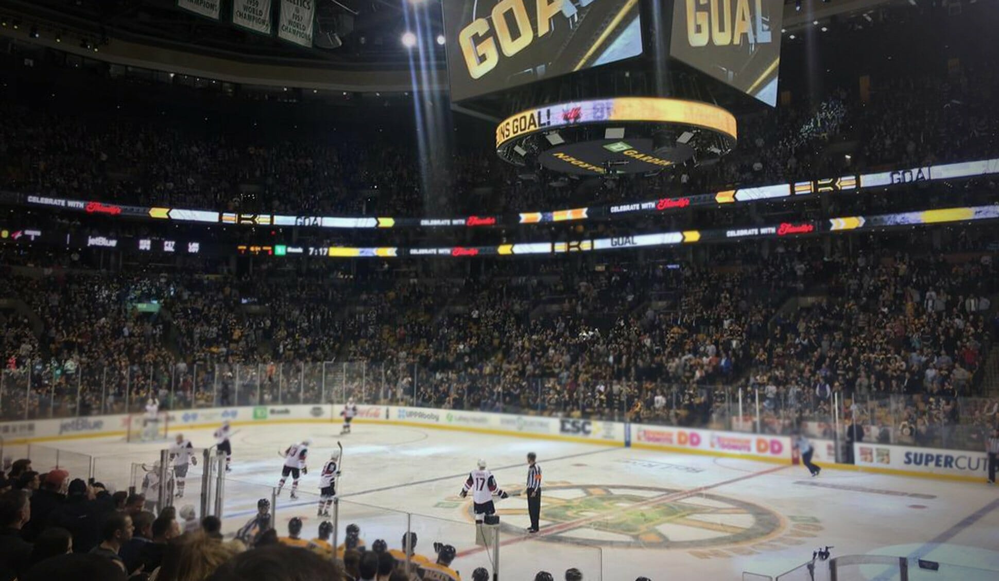 Boston Bruins goal