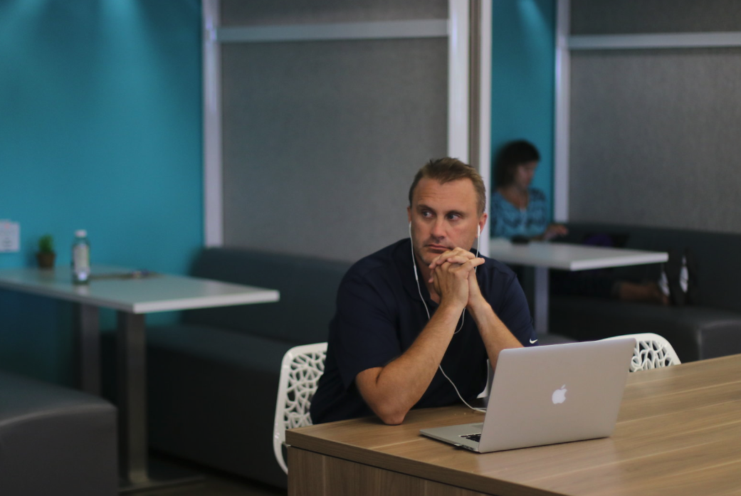 Man on laptop