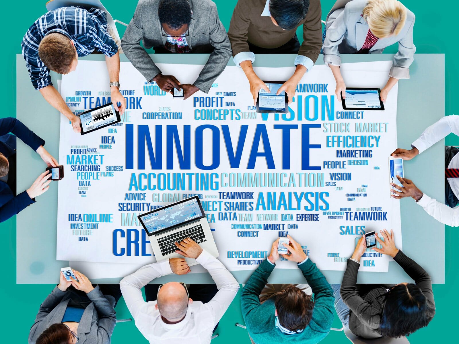 Implementing technology graphic