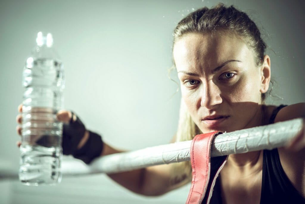 Woman working out