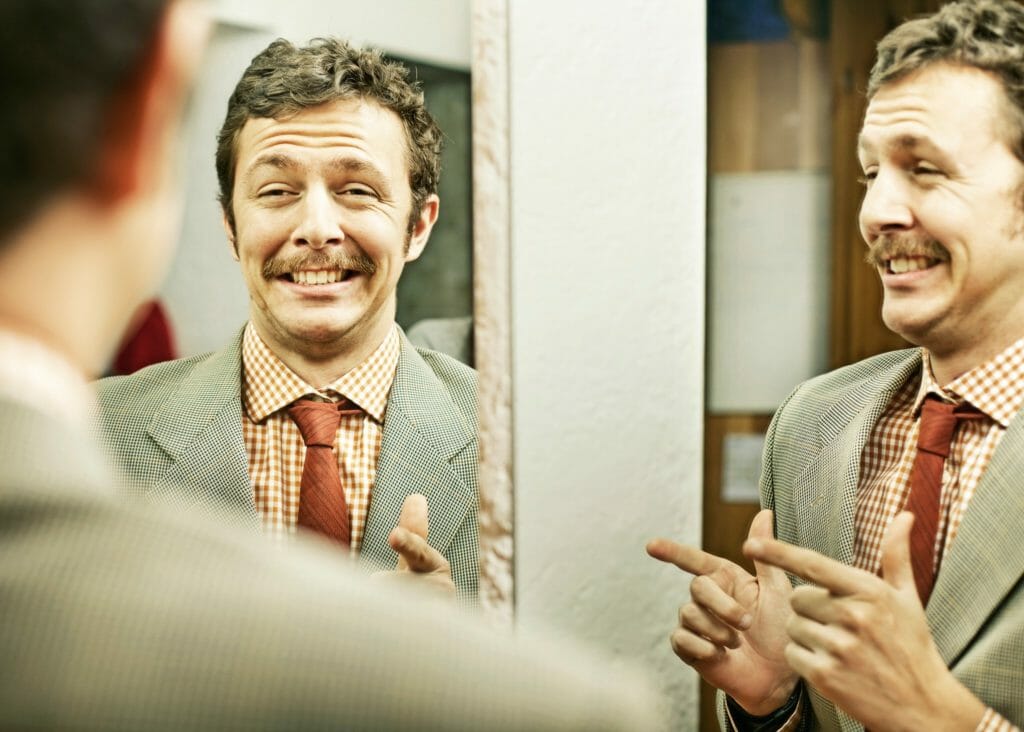 Narcissist preparing for interview