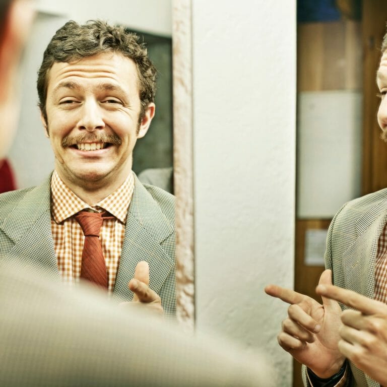 Narcissist preparing for interview