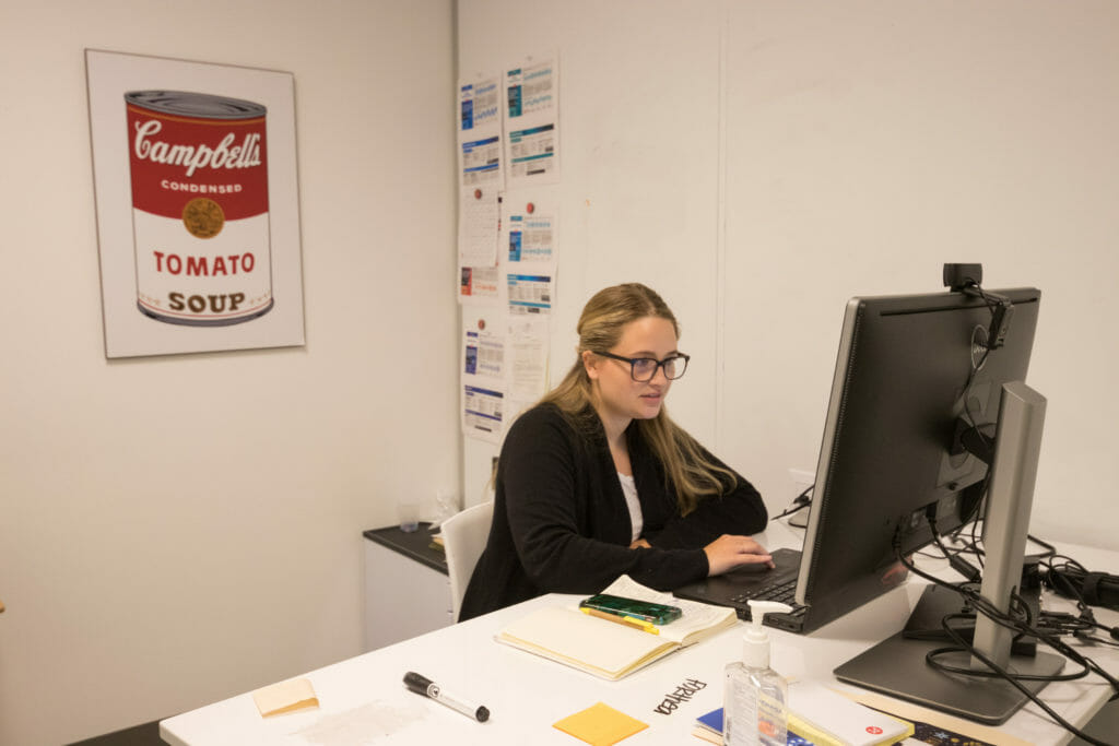 human resources director at desk