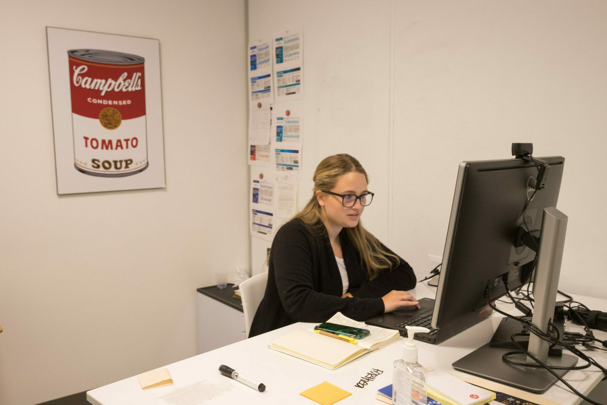 human resources director at desk