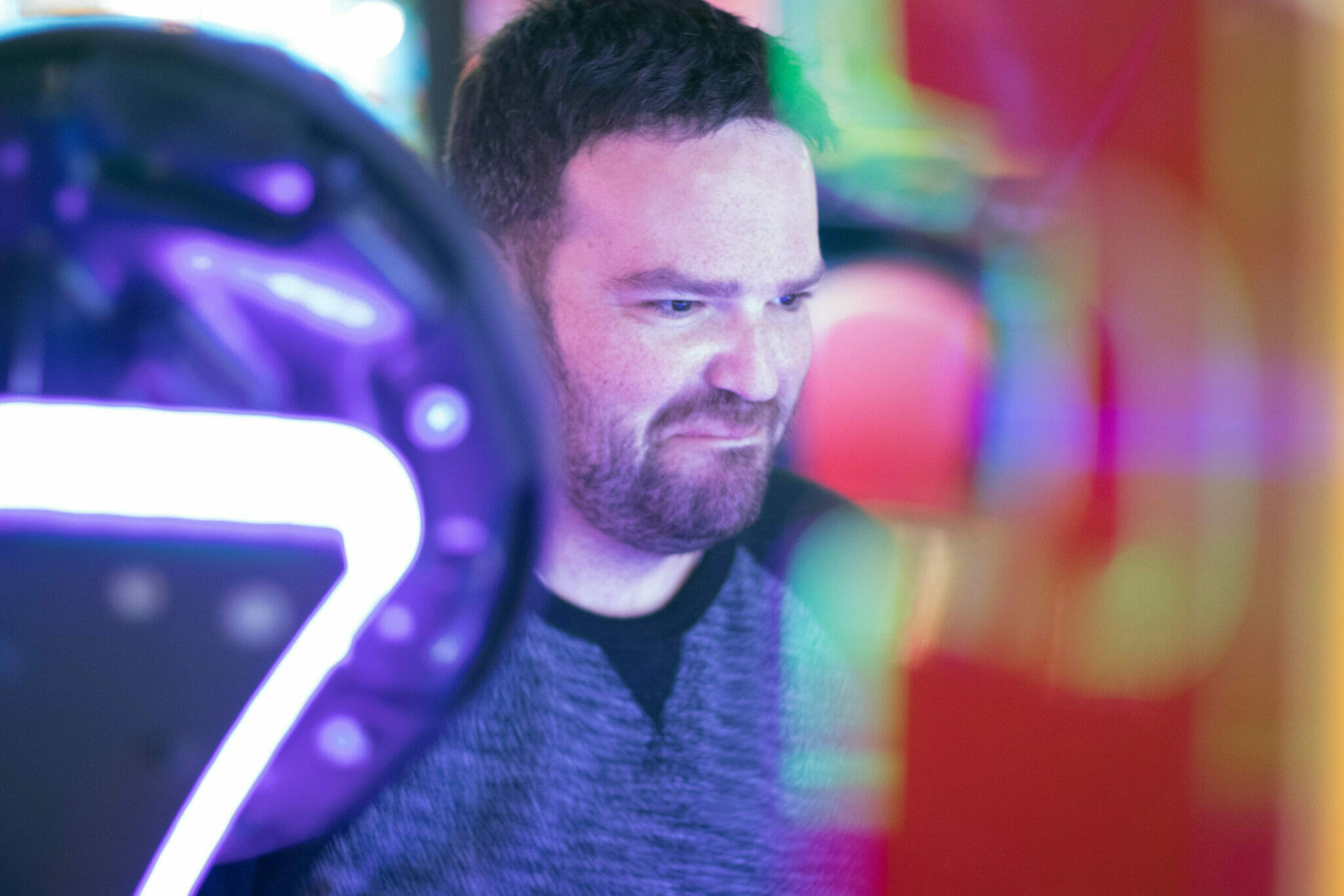 Rich at arcade