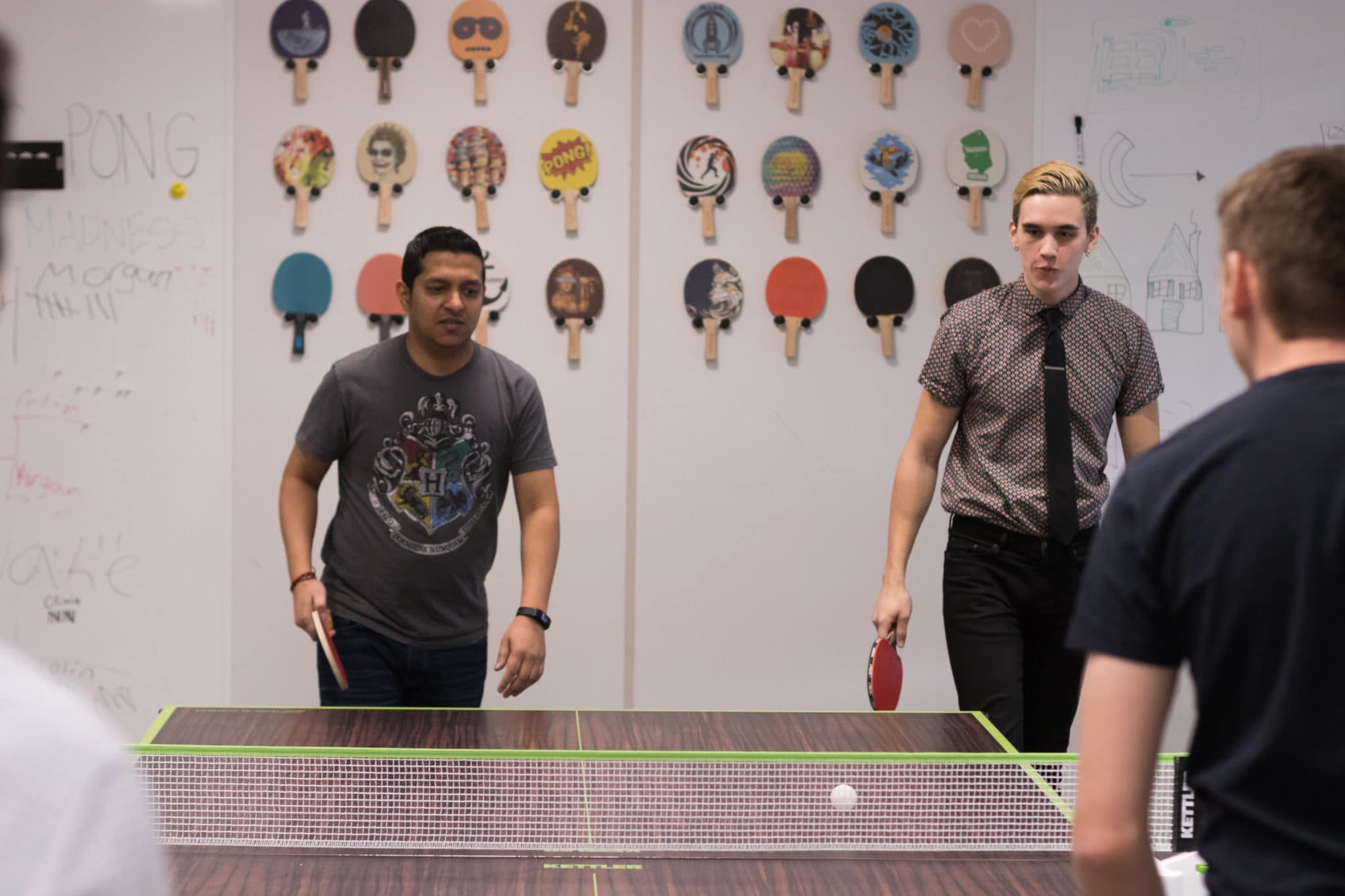 PI ping pong players