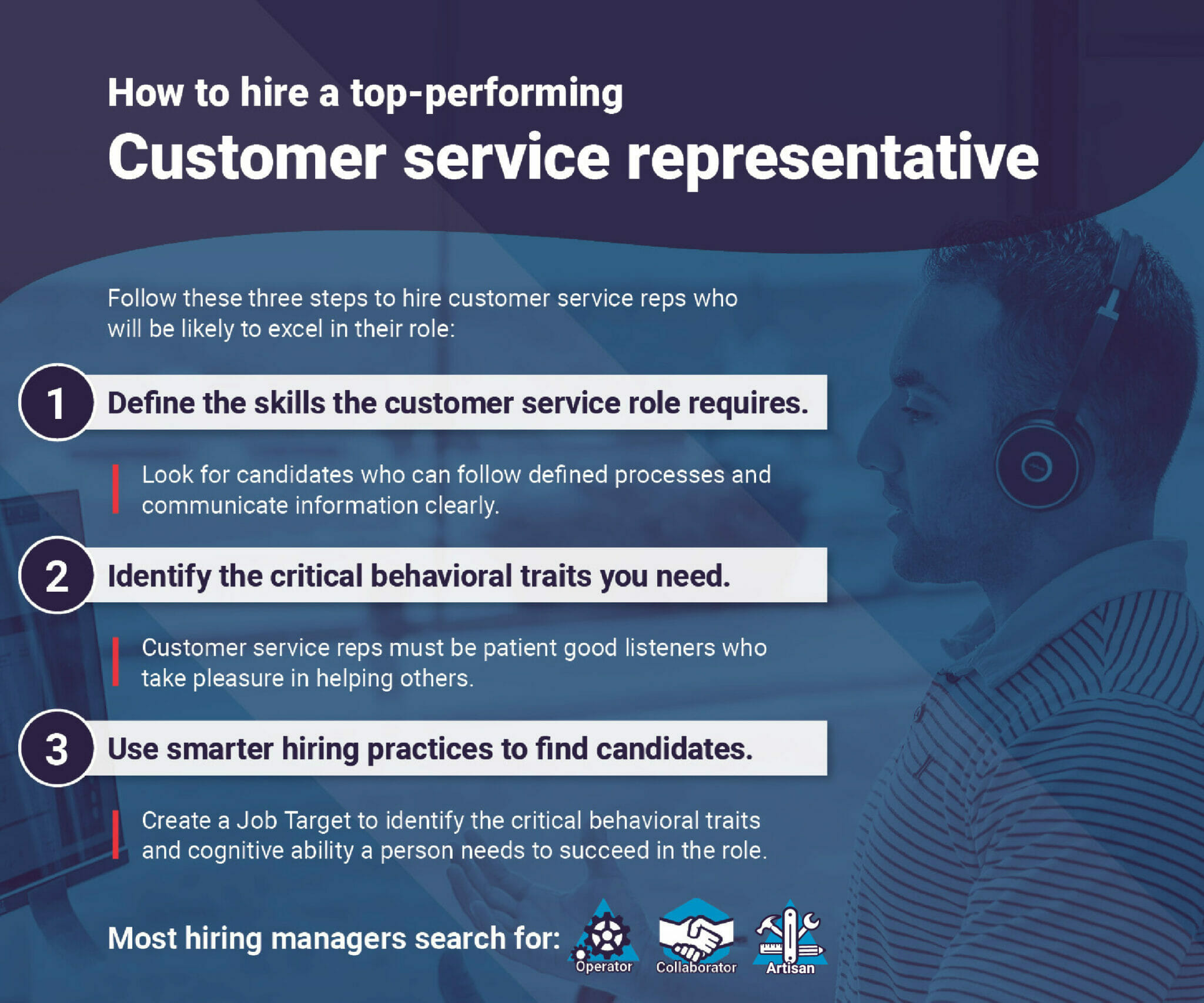 Need to find customer service reps? Follow these guidelines.