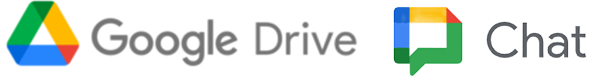 Google Drive and Chat Logo.