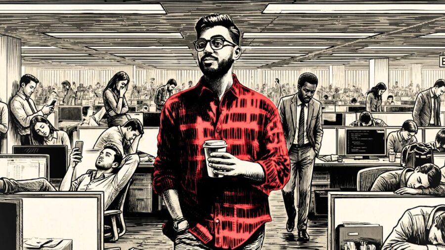 Motivated employee with disengaged background.